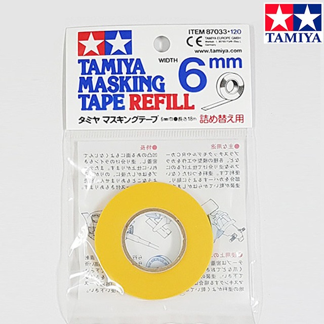 TAMIYAタミヤマスキングテープ6mmリフィル87033