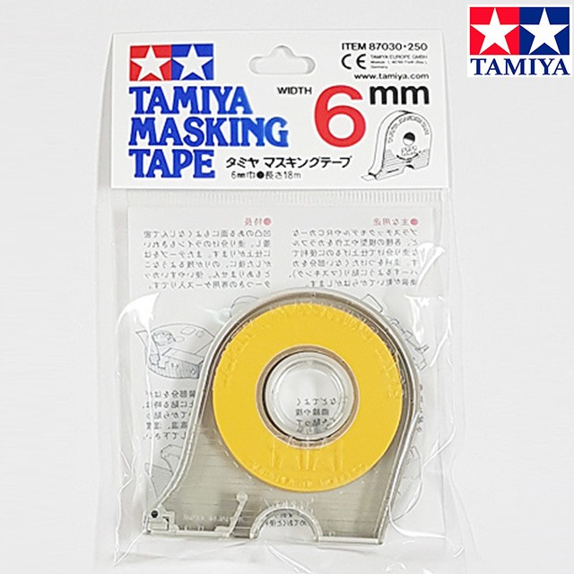 TAMIYAタミヤマスキングテープ6mmケース付87030